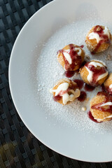 homemade cottage cheese donuts balls