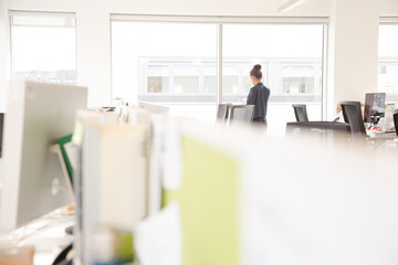 Open plan office interior