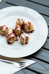 homemade cottage cheese donuts balls