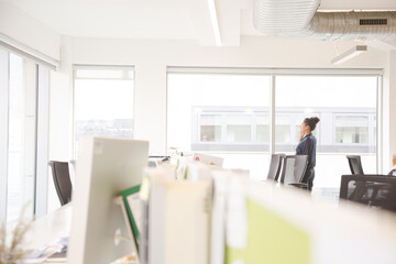Open plan office interior