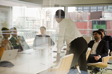 Business people in conference room meeting