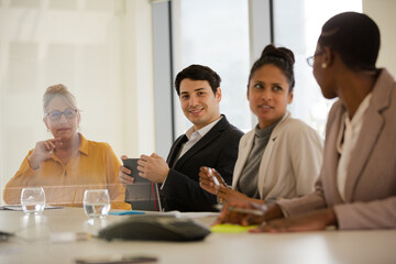 Business people in conference room meeting