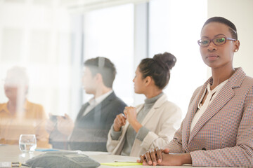 Business people in conference room meeting
