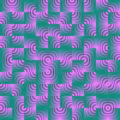 Colorful Geometric Vector Pattern Design