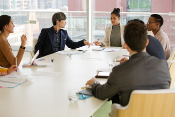 Business people in conference room meeting