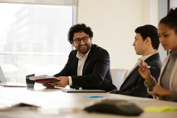Business people in conference room meeting