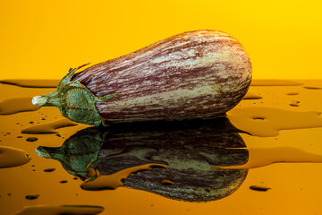 vegetable eggplant for the concept of a diet menu