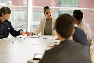 Business people in conference room meeting