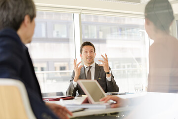 Business people in conference room meeting