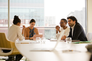 Business people in conference room meeting