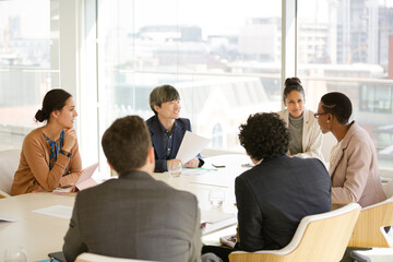 Business people in conference room meeting