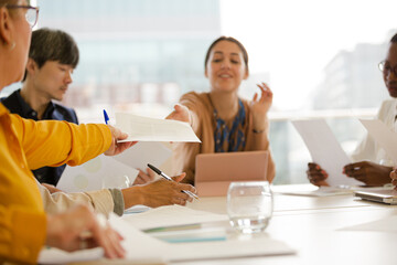 Business people in conference room meeting