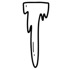 icicle doodle.