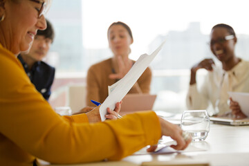 Business people in conference room meeting