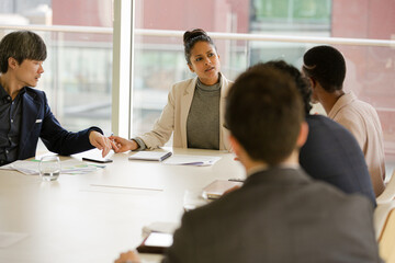 Business people in conference room meeting