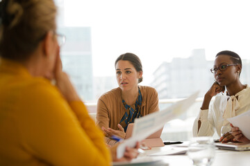 Business people in conference room meeting
