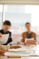 Business people in conference room meeting