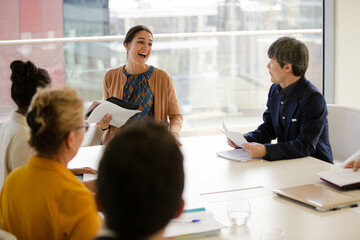 Business people in conference room meeting