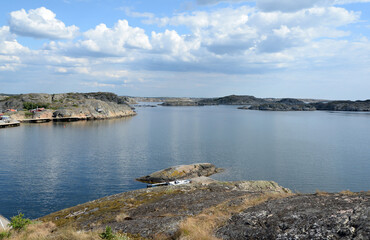 Fototapeta na wymiar Küste bei Hälleviksstrand, Schweden