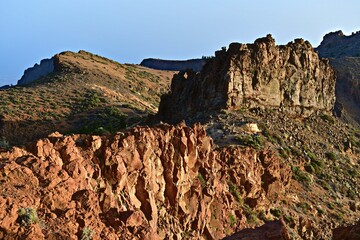 Atardecer en el Teide con calima en el aire