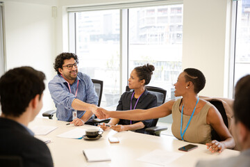 Business people in conference room meeting