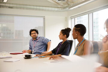 Business people in conference room meeting