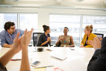 Business people in conference room meeting