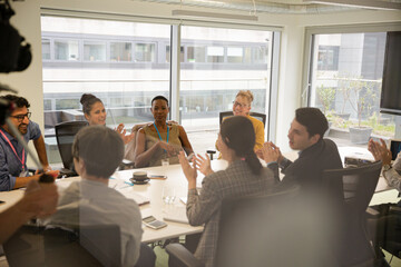 Business people in conference room meeting