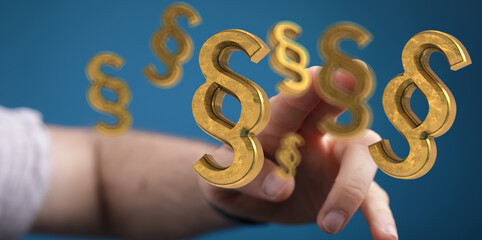 justice Law Lawyer Business Concept 3d