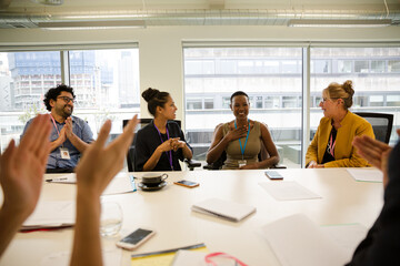 Business people in conference room meeting