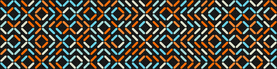 Abstract Geometric Pattern generative computational art illustration