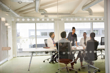 Business people in conference room meeting