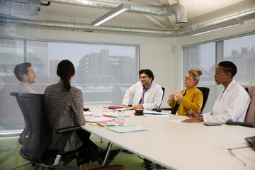 Business people in conference room meeting