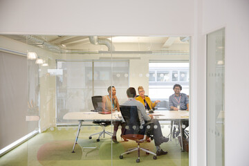 Business people in conference room meeting
