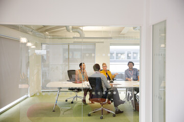 Business people in conference room meeting