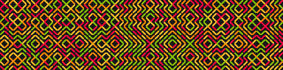 Abstract Geometric Pattern generative computational art illustration