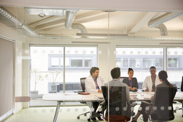 Business people in conference room meeting