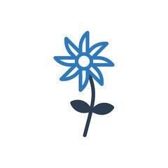 flower icon - garden icon - sign symbol