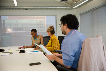 Obraz premium Business people in conference room meeting