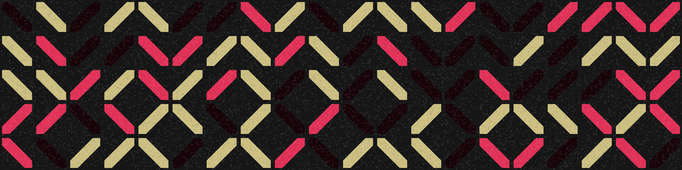 Abstract Geometric Pattern generative computational art illustration