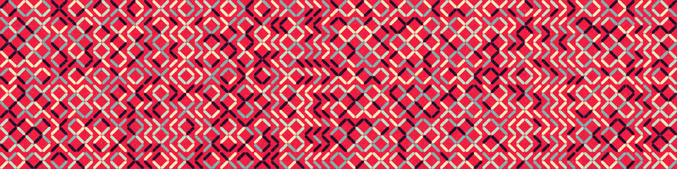 Abstract Geometric Pattern generative computational art illustration
