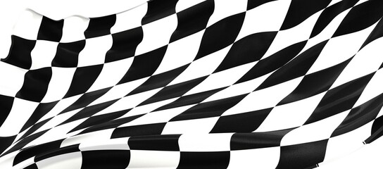 Obraz premium background of checkered flag pattern