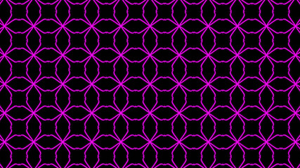 Abstract purple geometric seamless pattern background. Psychedelic Colorful Kaleidoscope background. Disco Abstract Background