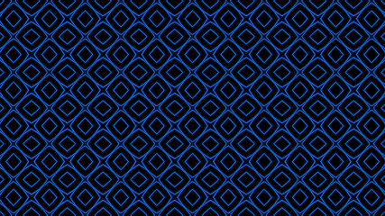 Abstract blue geometric seamless pattern background. Abstract Stripes Kaleidoscope. Psychedelic Colorful background. Kaleidoscope effect