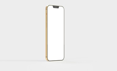 phone 3d illustration mockup smartphone isolated.