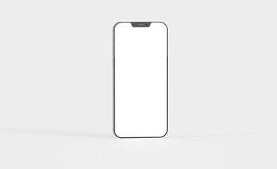 phone 3d illustration mockup smartphone isolated.
