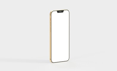 phone 3d illustration mockup smartphone isolated.