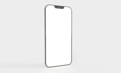 realistic smartphone template mockup for user experience presentation. Stylish concept design for websites, applications and landing pages. 3d