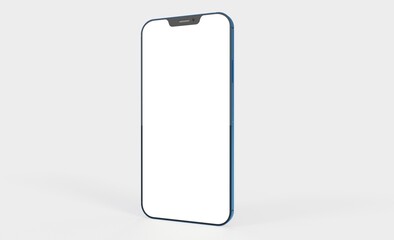 realistic smartphone template mockup for user experience presentation. Stylish concept design for websites, applications and landing pages. 3d