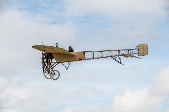 Gothenburg, Sweden - August 29 2010: Bleriot XI at the Gothenburg Aero Show